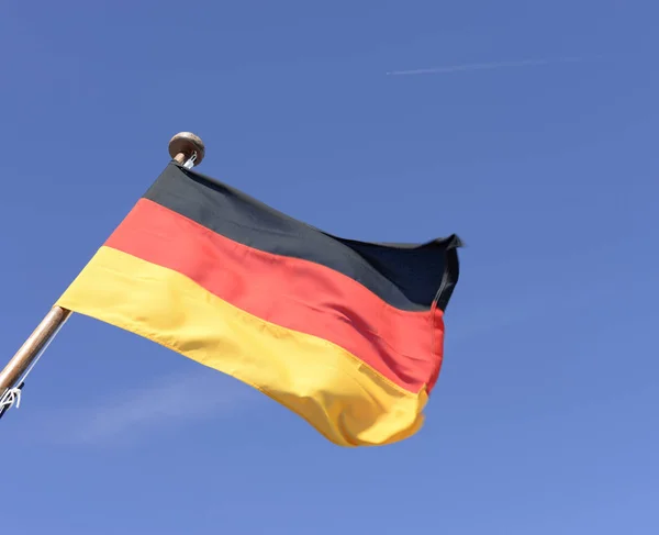 Flag Germany Blue Sky — Stock Photo, Image