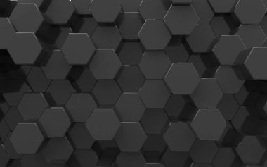 arka plandan altıgenler