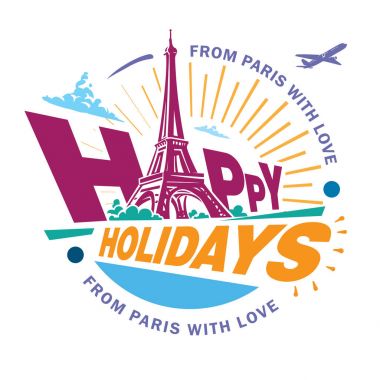 Paris'e seyahat konuyla ilgili kompozisyon