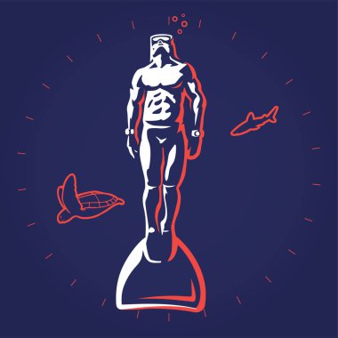 Freediver. Spor amblemi