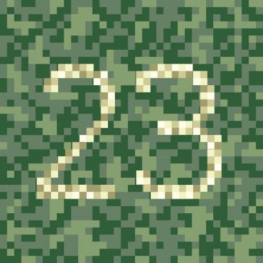 Vektör resim 23 Şubat erkek tatil için 