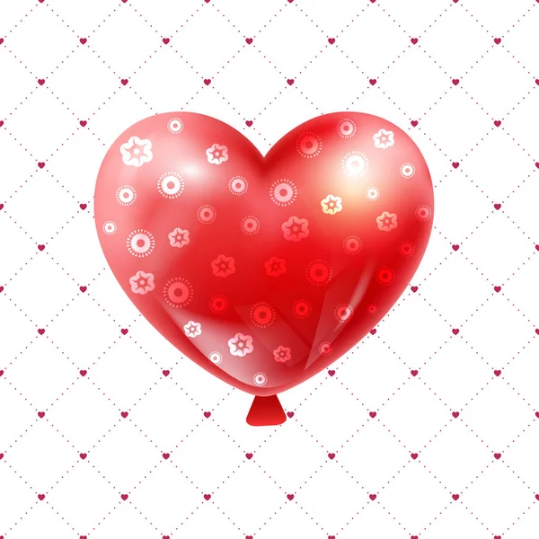 バレンタインデー イラスト カード背景幸せなバレンタインのダ — ストックベクタ
