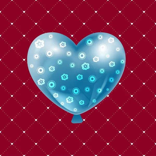 Dia dos Namorados ilustração cartão fundo feliz Valentine 's da — Vetor de Stock