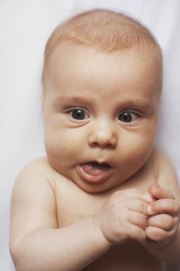 Kapan portre, yeni doğmuş bebek.