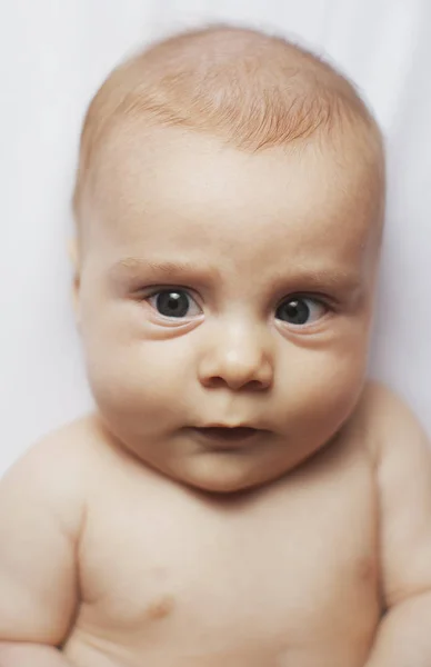 Retrato Cerca Bebé Recién Nacido — Foto de Stock