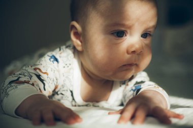 Kapan portre, yeni doğmuş bebek.