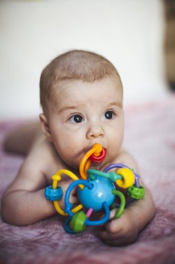 Kapan portre, yeni doğmuş bebek. 