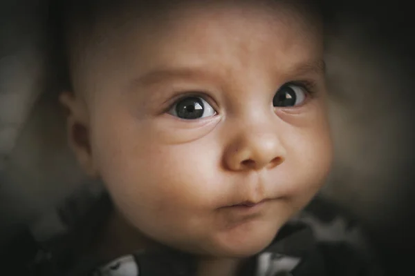 Retrato Cerca Bebé Recién Nacido —  Fotos de Stock