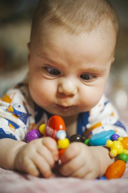 Kapan portre, yeni doğmuş bebek. 