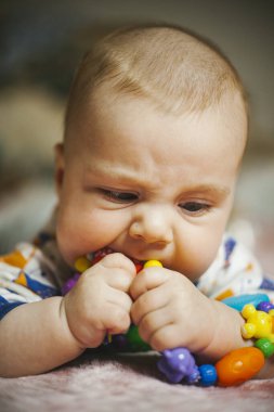 Kapan portre, yeni doğmuş bebek. 