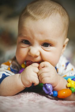 Kapan portre, yeni doğmuş bebek. 