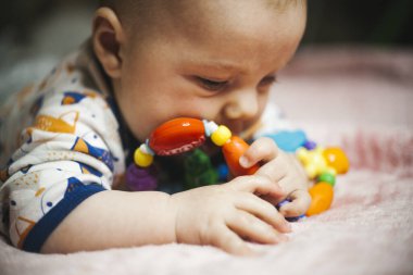 Kapan portre, yeni doğmuş bebek. 
