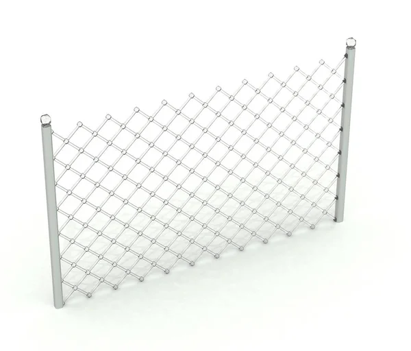 One section glass grid — Stock Photo, Image