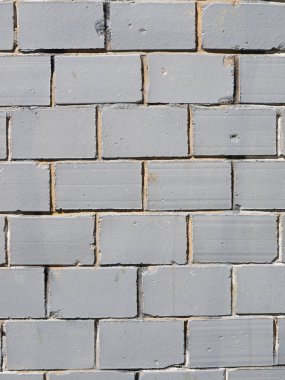 Beyaz bir tuğla duvar. arka plan