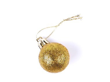 Beyaz arka planda noel süslemesi