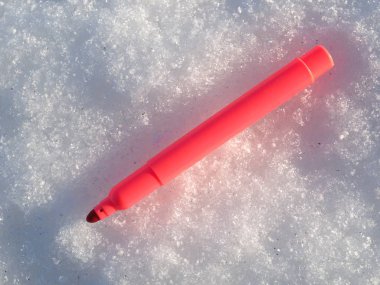 kar işaretleyicisinde