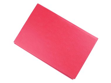 beyaz zemin üzerine kırmızı kitap