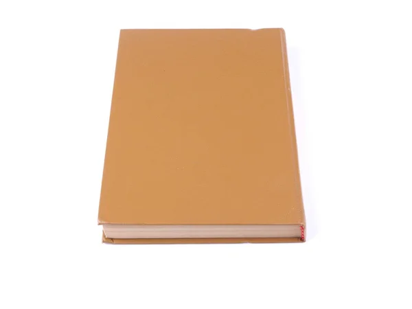 Libro marrón sobre un fondo blanco —  Fotos de Stock