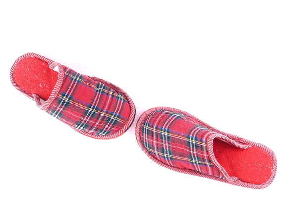 Slippers on a white background — Stock Photo, Image