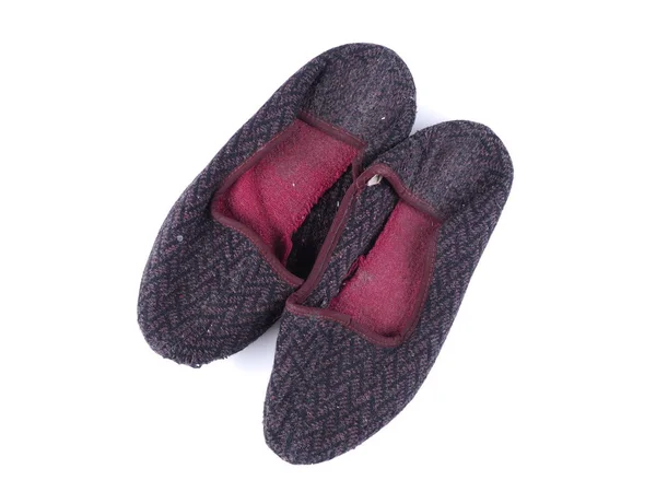 Slippers on a white background — Stock Photo, Image