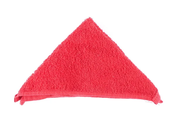 Red towel on a white — Stock Photo, Image