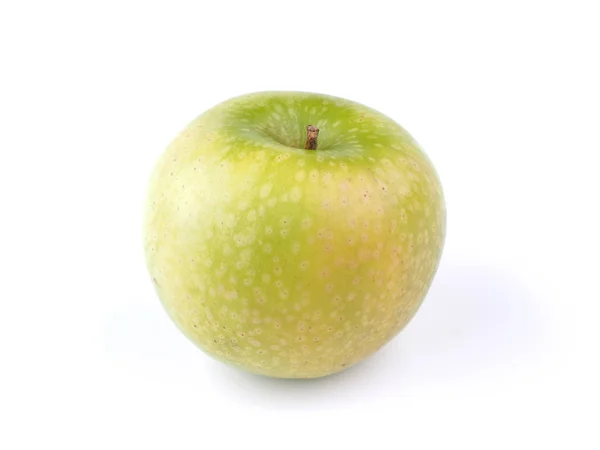 Manzana sobre un fondo blanco — Foto de Stock