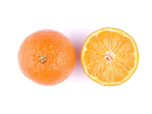 Tangerine on a white background — Stock Photo, Image