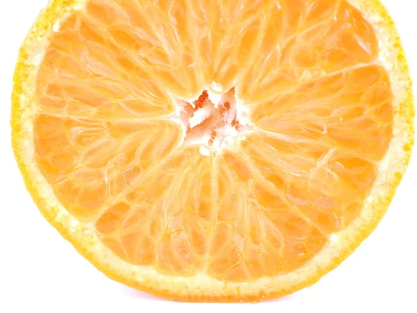 Mandarine auf weißem Hintergrund — Stockfoto