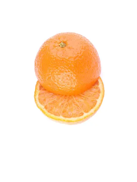 Tangerine op een witte achtergrond — Stockfoto
