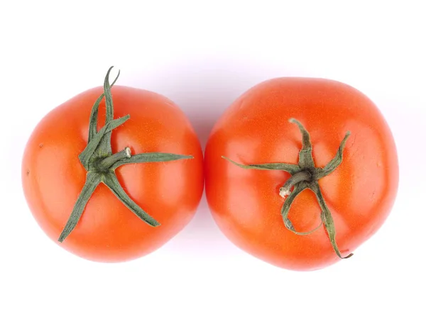 Tomate sobre um fundo branco — Fotografia de Stock