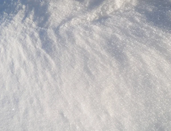 Nieve Fresca Blanca Hermoso Fondo — Foto de Stock