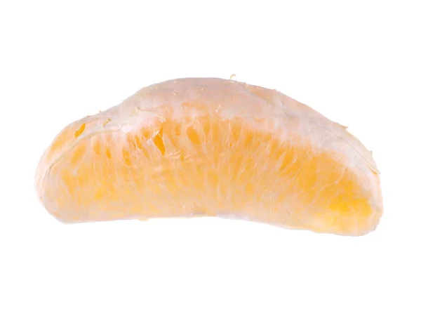 Φέτα πορτοκαλιού σε λευκό φόντο — Φωτογραφία Αρχείου