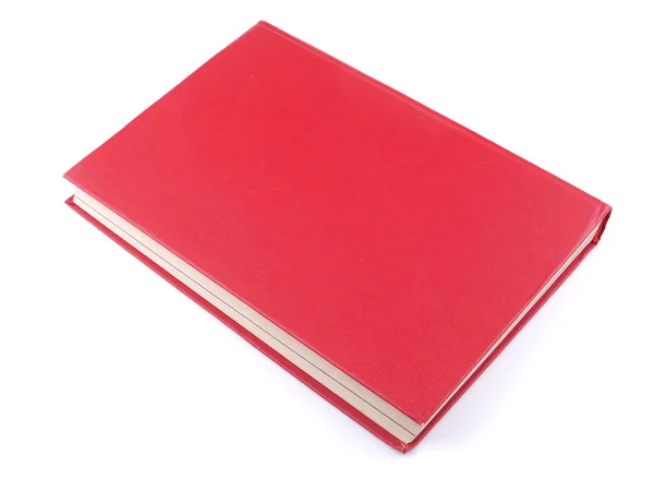 Red book on a white background — Stock Photo, Image