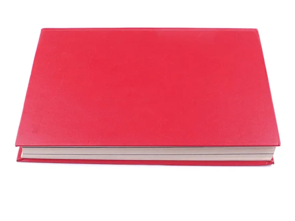 Red book on a white background — Stock Photo, Image