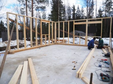 будівництва каркасного будинку