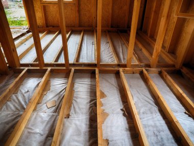 Çerçeve ev içinde döşeme