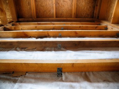 Çerçeve ev içinde döşeme