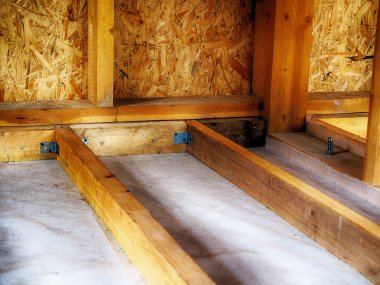 Çerçeve ev içinde döşeme