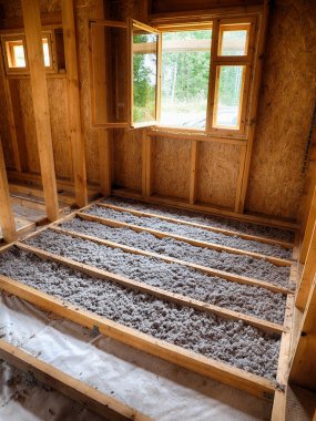 Çerçeve ev içinde döşeme