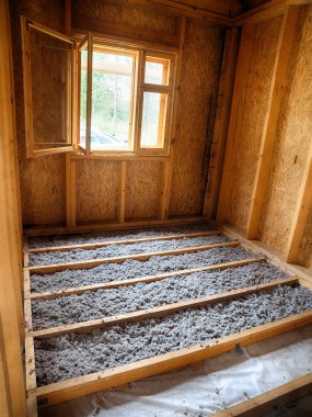 Çerçeve ev içinde döşeme