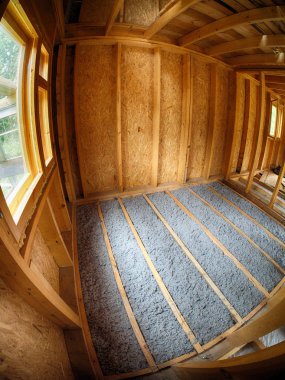 Çerçeve ev içinde döşeme