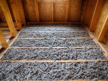 Çerçeve ev içinde döşeme