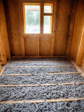 Çerçeve ev içinde döşeme