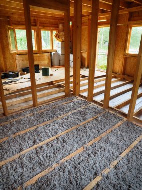 Çerçeve ev içinde döşeme