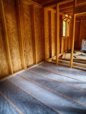 Çerçeve ev içinde döşeme