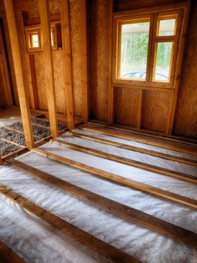 Çerçeve ev içinde döşeme