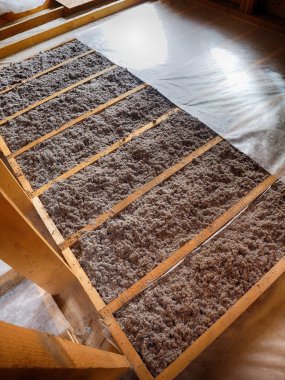 Çerçeve ev içinde döşeme