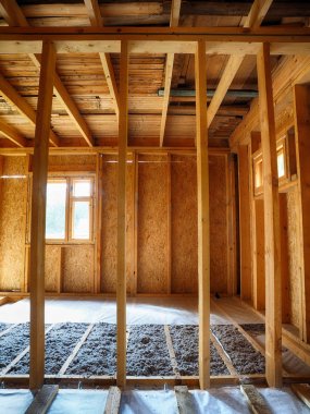 Çerçeve ev içinde döşeme