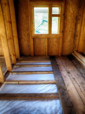 Çerçeve ev içinde döşeme