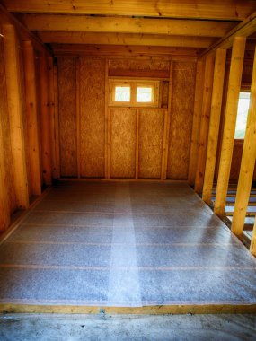 Çerçeve ev içinde döşeme